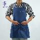 Wholesale Blue Chef Work Bib Apron Uniform Kitchen Hotel Coffee Shop Restaurant manufacturer