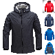  Mens Softshell Jacket Fleece Lined Waterproof Windproof Lightweight Outerwear Full Zip Hiking Work Travel