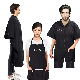  Polyester Hair Salon Makeup Haircut Gown Custom Logo with Snap Black Barber Apron Hairdresser Capes
