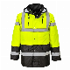  Safety Workwear Eniso20471 Hi Vis Parka Jacket Reflective Winter Parka