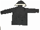 Black Waterproof Protective Clothing Raincoat for Men