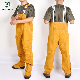  Orange Cow Leather Flame Retardant Safety Work Welding Bib Pants Overalls