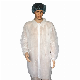 Non-Medical Disposable Lab Vistor Gown with Button with Velcros
