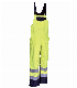  Mens Safety Work Trousers Multiple Pockets Reflective Hi Vis Workwear Pants Orange Work Clothes