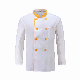 Custom Logo Kitchen Used Cotton Breathable Wholesale Chef Uniform