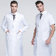 Custom White Uniform Doctors Gown Suit for Hospital manufacturer