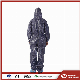 Disposable Chemical Nonwoven Breathable Anti Dust Microporous Hooded Protective Clothing Coverall