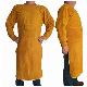  Welding Apron Anti-Flame Cowhide Long Coat Protective Clothing Apparel Suit Welder Durable Leather Extra Large 155cm Long 60cm Wide