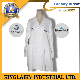  Customized White Gown Lab Coat Nurse Uniform with Logo Embroidery (KLC-01)