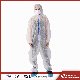 White Disposable PP Nonwoven Coverall with Hood
