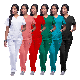  Fit Jogger Medical Hospital Nursing Scrub Uniforms Women Nurse Scrubs Set