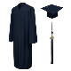  China Factory Custom Fashion High School Middle School Unisexgraduation Gown for Graduate Students