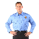 Long Sleeve Poly Cotton Military Style Shirt