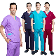  Wholesale Hospital Nurse Uniforms Customized Logo Design V-Neck Short-Sleeved Scrubs Uniforms