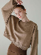  OEM Customized Style Women′s Oversized Over-Short Yoga Suit Fitness Running Sports Top Long-Sleeved O Neck Pullover Sweatshirts/Hoodies/Coat