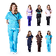  Custom Designer Medical Scrubs Women Sets Nurse Hospital Uniforms