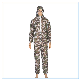  White/Blue/Color PP+PE Film Coated Material Workplace Disposable Security Coverall Working Uniform