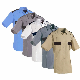  Custom High Quality Workwear Short Sleeve Shirts Security Guard Work Uniform Shirt for Men