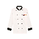  Custom Logo Kitchen Used Cotton Breathable Wholesale Chef Coat