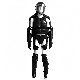  Self- Defence Riot Control Police Fireproof Anti Riot Uniform