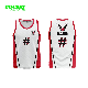  Custom Design Sublimated Basketball Jersey Basketball Uniform with Your Own Logo