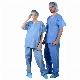  Nonwoven Disposable Doctor Suits, SMS Doctor Uniform Surgical Patient Uniform for Hospital