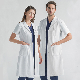  Cotton Polyester Hospital Uniforms Medical Science Doctor Nurse Wear White Lab Coat Uniform