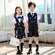  Wholesale Three Piece Long Sleeve White Polyester School Uniform for Students