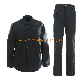 Black Tactical Shirt and Pants Rip-Stop Uniform Suit