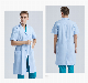  Long Sleeve Lapel Gown for Nurse