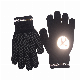 Reflective Strip Dispensing Silicone Knitted Safety Unisex Non-Slip Winter Warm Gloves manufacturer