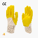  Customized Wool Cotton Hand Protective Nitrile Gloves Chemical Oil Resistant Safety Construction Rubber Gloves Garden Work Glove