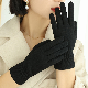  Wholesale Black Knit Gloves Material of Wool Gloves for Fashion Girl Gloves Keep Warm in Winter Touch Screen Outdoor Gloves with