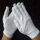  White Nylon Cotton Stitches Gloves Band Costume Formal Dress Parade Inspection