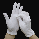  Hot Selling PVC Dots White Cotton Formal Dress Ceremony Parade Uniform Gloves