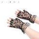  Black Lace Dress Sunscreen Half-Finger Gloves