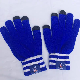  Winter knitted Acrylic Football Team Thick Warm Touch Screen Gloves