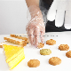  100PCS/Bag Disposable Clear Children Gloves/Transparent Non-Slip Gloves for School Food BBQ PE Safe Kids Gloves/Restaurant