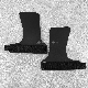  Gymnastic Crossfit Black No Hole Fingerless Hypalon Hand Grips Palm Guards Calleras