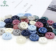  Hot Sell High Quality Design Plastic 4 Holes Shirt Button for Clothing with Logo
