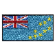 3" Wide Premium Tuvalu Embroidered National Flag Badge Patch manufacturer