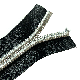  Wholesale Size 10# Big Sliver Teeth Plastic Nylon Zipper for Garment Handbag