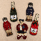  Custom Bear Badges Delicate Star Bear Emblem Shape Embroidered Patch