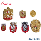  China Supplier Custom Gold UAE Military Police Badges Manufacturer Custom Metal Soft Hard Enamel Brooch Lapel Pin Badge