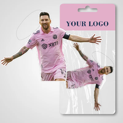 2023 New Messi Design Deodorant Fragrance Custom Hanging Paper Air Freshener