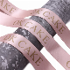  Thermal Transfer Decorative Single/Double Faced Polyester Printed/Plain Organza/Grosgrain/Satin Ribbon for Gifts (7012)