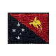 High Quality Embroidered Badge Fabric Papua New Guinea Tactical National Flag Patch