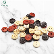 Decorative Fancy Wood Coat Buttons for Ladies Suits