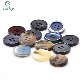  Wholesale 2/4 Holes Polyester Resin Engraved Shirt Button with Custom Logo