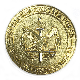  Casting Gold Commemorative Coins Fashionable Shiba Inu Coin Bit Coin Collecting with Logo Customized